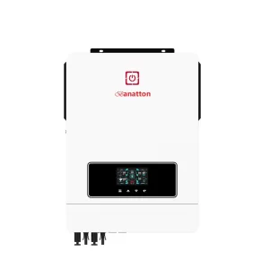 banatton 4.2kw 6.2kw 10.2kw 24v 48v pure sine wave grid hybrid mppt solar inverter solar controller with single output type