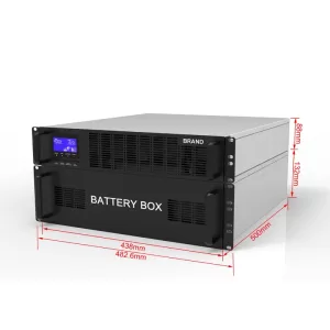 rack 110v 220v 1~10kva online rack mount ups pf:0.9 for networking room