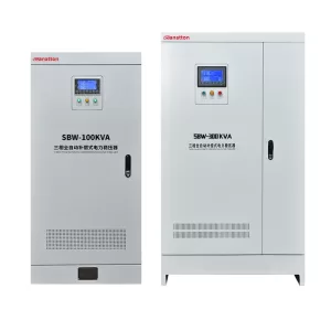 banatton 3 phase 220v 380v 440v avr 300kva 200kva 120kva 100kva automatic voltage regulator 100 kva sbw industrial stabilizer