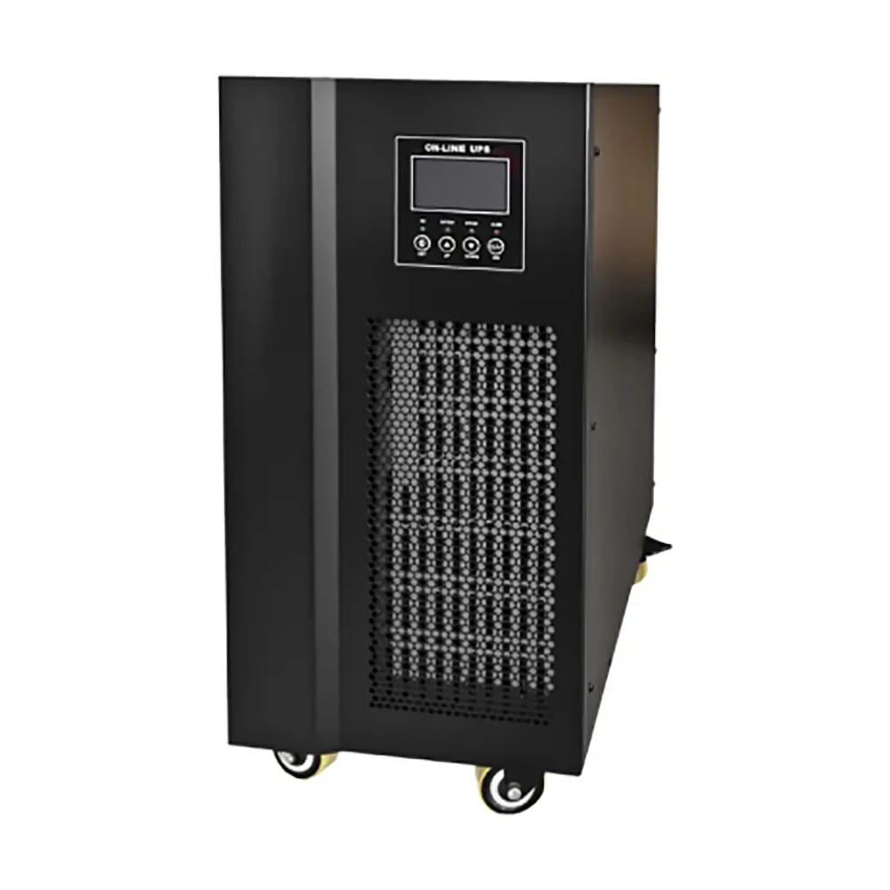 100KVA three-phase high frequency UPS with DSP and IGBT technology, supporting up to 8 units parallel operation for industrial power protection