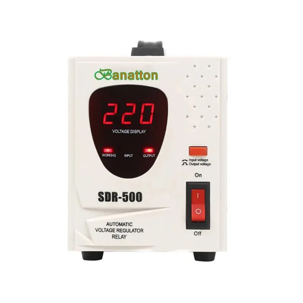 relay type voltage stabilizer for 220v ac applications