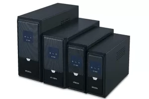 Banner showing four UPS power capacity - 600VA, 800VA, 1500VA, and 3000VA - for choosing the right uninterruptible power supply for home office and business needs.